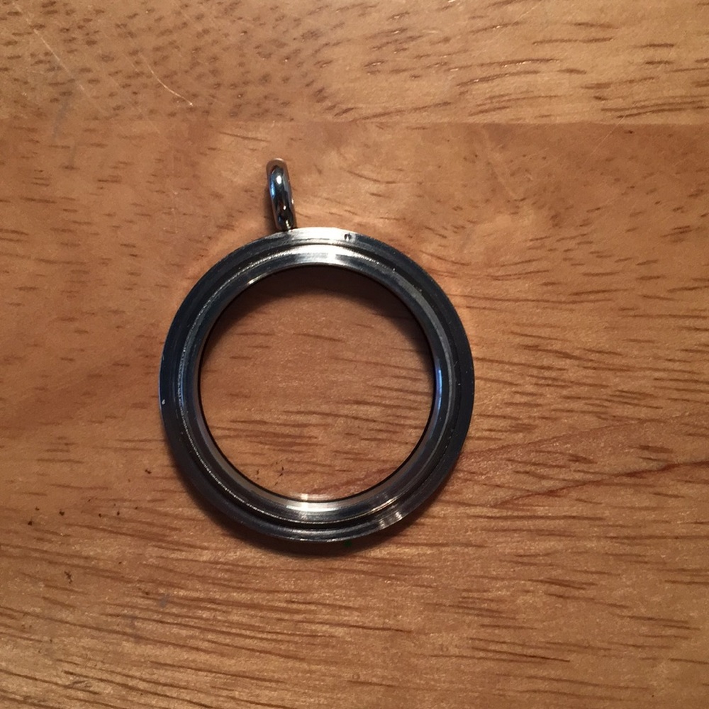 Large Silver Locket Base
